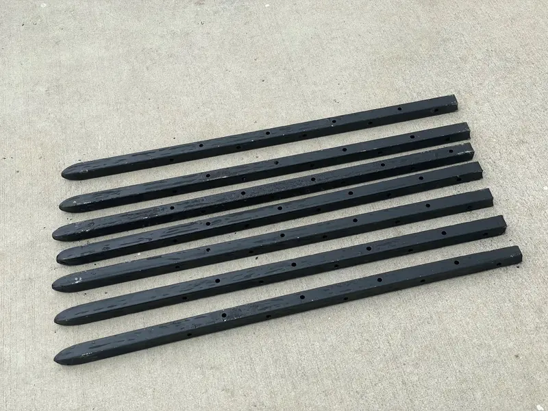 18" Square Steel Concrete Form Stakes With Nail Holes - 5/8" Wide 8