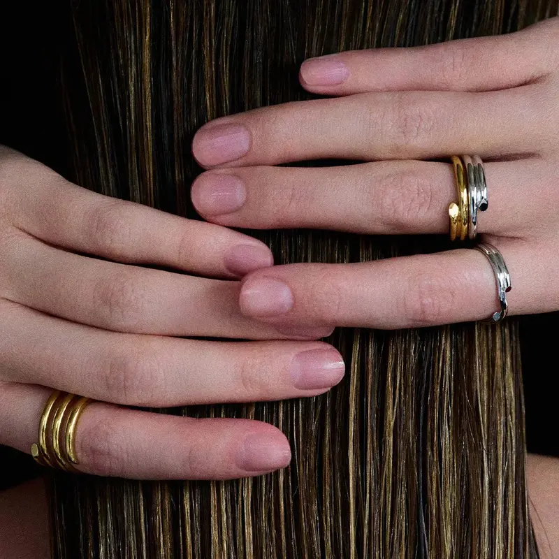 18K Gold And Silver Ring 1