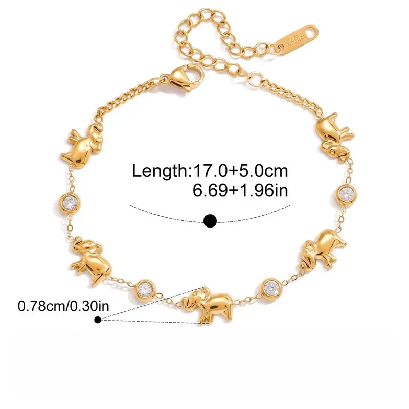 18K Gold Classic Ladybug Necklace And Bracelet 3