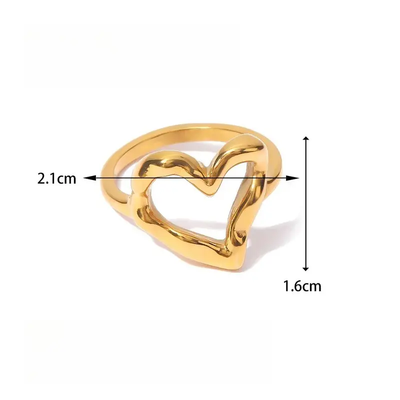 18K Gold Luxury Titanium Steel Ring 4
