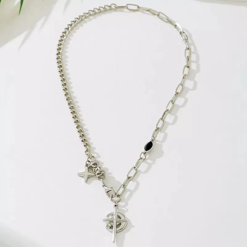 18K Gold-Plated Cross Pendant Necklace 2