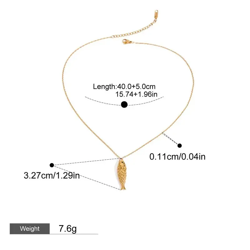 18K Goldfish Shape Design Exquisite Fashion Necklace Bracelet Set 1