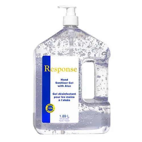 1St Response Sanitary Hand Gel With Pump Dispenser 1
