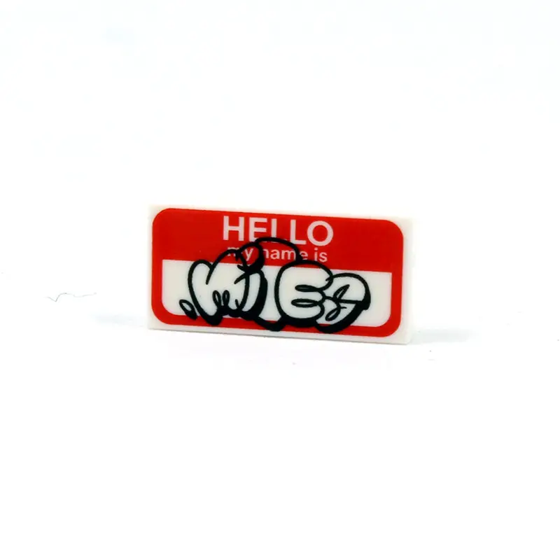 1X2 Hello Sticker - Miles 1