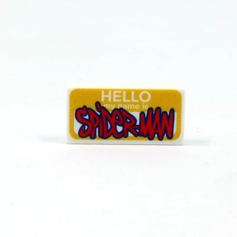 1X2 Hello Sticker - Spiderman 1