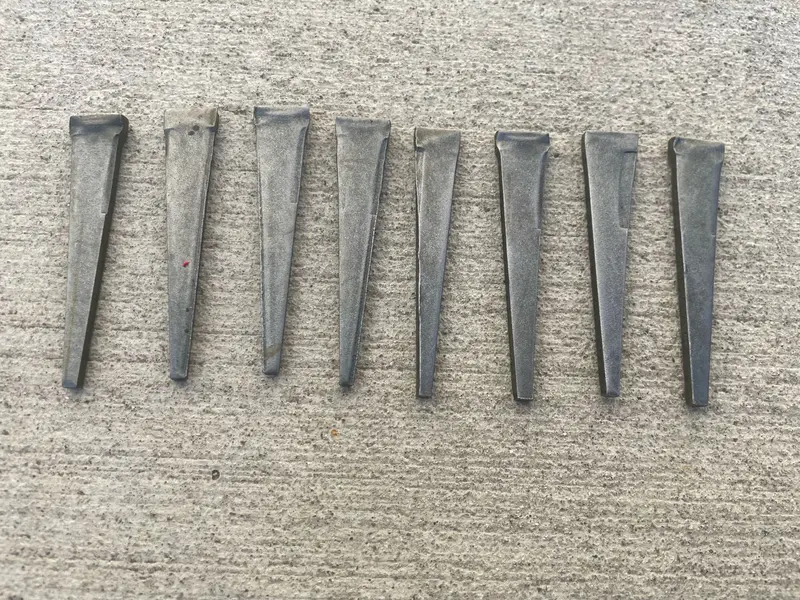 2-1/2" (8D) Cut Masonry Nails For Concrete, Brick, Mortar 10