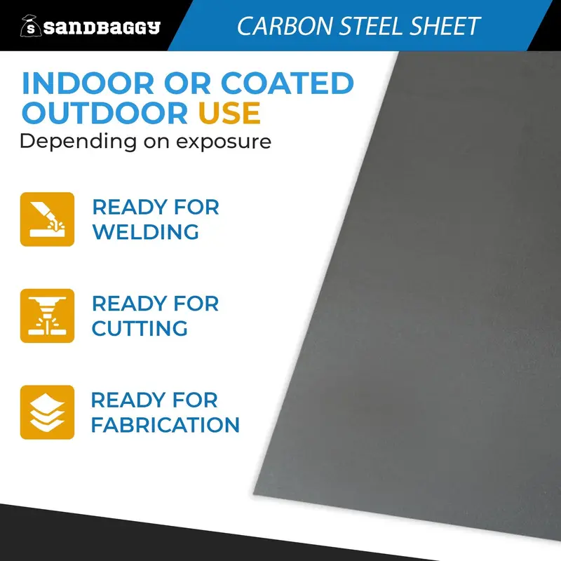 2 Ft X 4 Ft Cold Rolled Carbon Steel Sheet — 20 Gauge A1008 Flat Plate 3