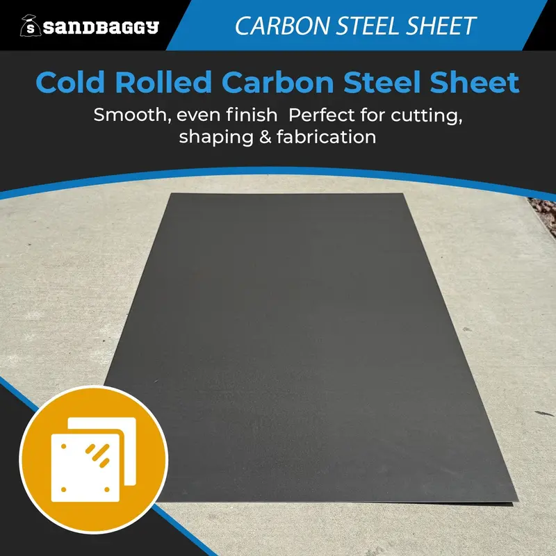 2 Ft X 4 Ft Cold Rolled Carbon Steel Sheet — 20 Gauge A1008 Flat Plate 4