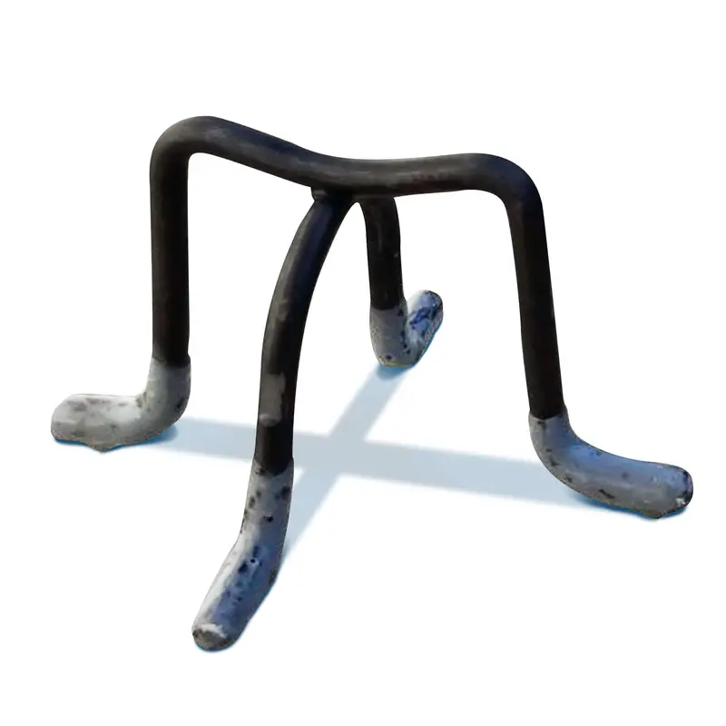 2" Metal Rebar Support Chairs - Plastic Dipped Legs - Rebar #3 To #5 1