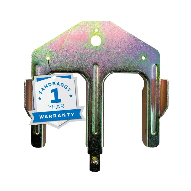 2 X 4 Double Waler Bracket For Concrete Forms - 12 Gauge Galvanized Steel 1