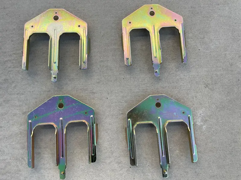 2 X 4 Double Waler Bracket For Concrete Forms - 12 Gauge Galvanized Steel 10