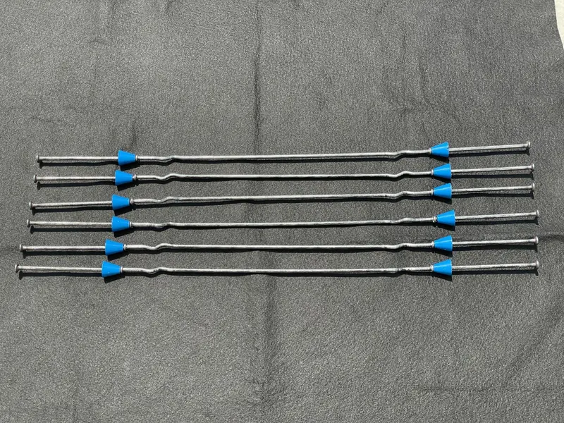 20" X 4 ¾" Standard Snap Ties For Concrete Forms (Short End) - 1" Plastic Cones 10