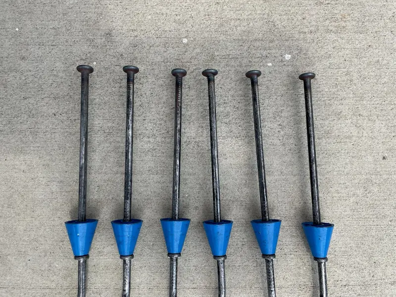20" X 4 ¾" Standard Snap Ties For Concrete Forms (Short End) - 1" Plastic Cones 11