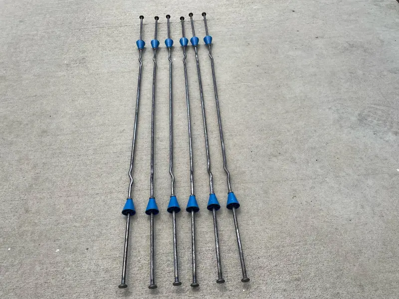 20" X 4 ¾" Standard Snap Ties For Concrete Forms (Short End) - 1" Plastic Cones 13