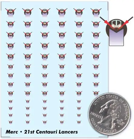 21St Centauri Lancers Decals 1