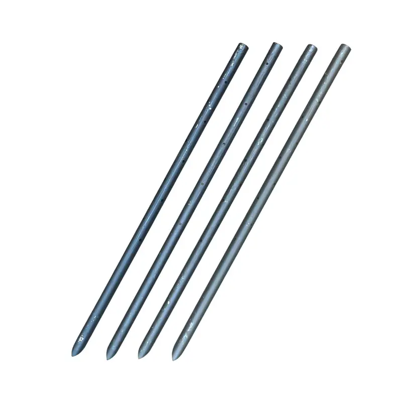 24" Round Steel Concrete Form Stakes With Nail Holes 1