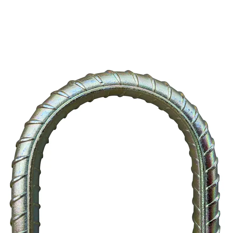 24" U Shaped Rebar Stakes - Galvanized Steel - 1/2" Diameter (#4 Rebar) 8