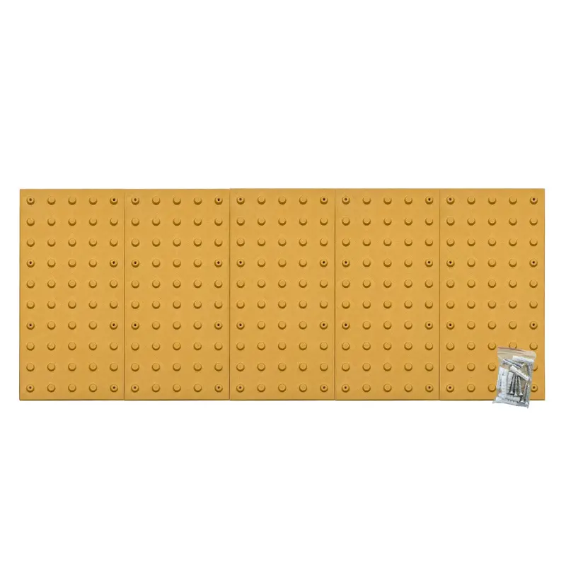 24" X 60" X Ada Warning Pad Set - Yellow Surface Mount Truncated Dome Mats 1