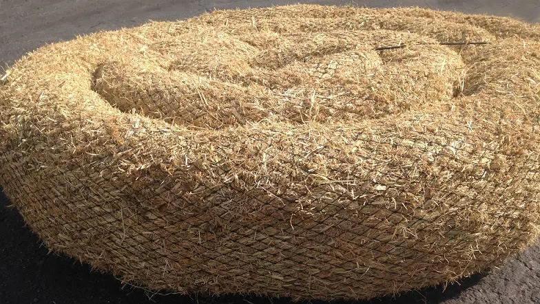 25 Ft X 9" Straw Wattles For Erosion Control - Weed Free (Made In Usa) 13