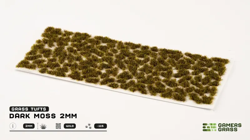 2Mm Dark Moss Tuft 1