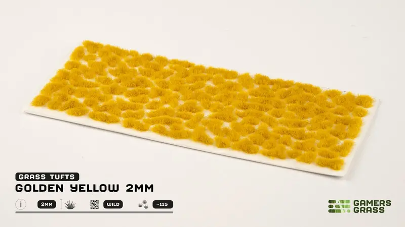 2Mm Golden Yellow Tuft 1