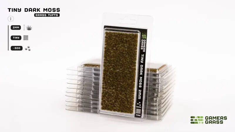2Mm Tiny Dark Moss Tuft 2