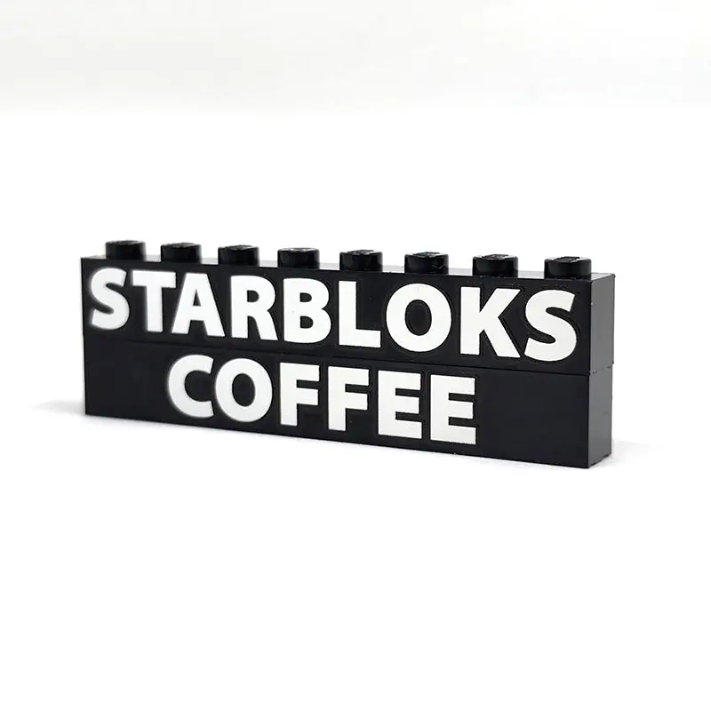 2X1x8 Starbloks Sign - Black 1