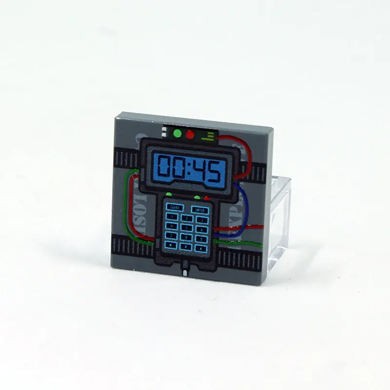 2X2 Time Bomb - Dark Bluish Gray 1