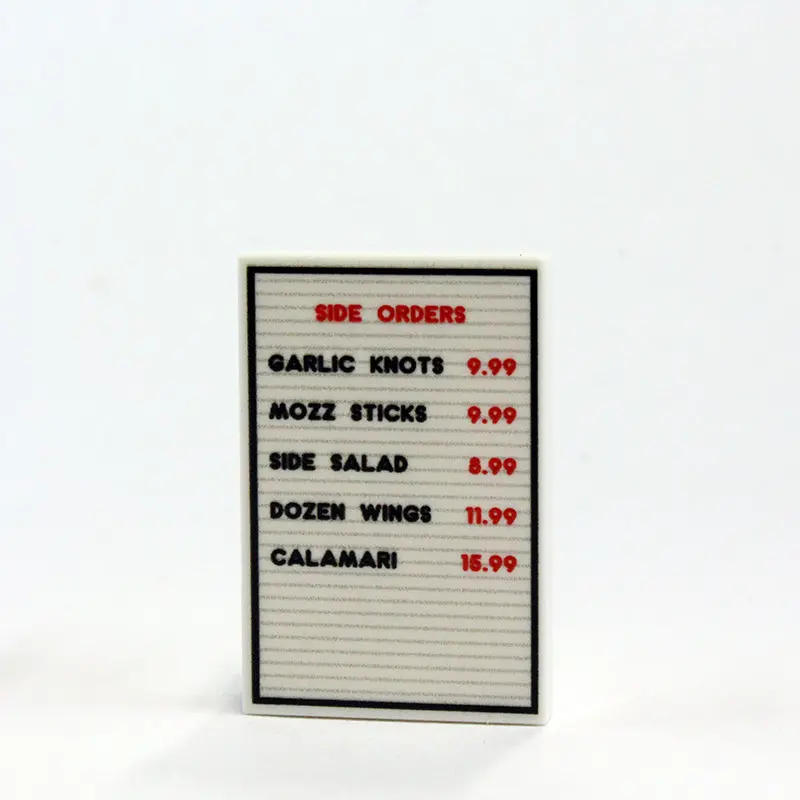 2X3 Classic Menu Board - Side Orders 1