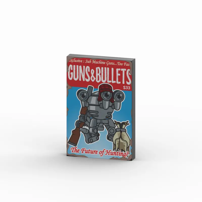 2X3 Perk Magazine - Guns And Bullets 1
