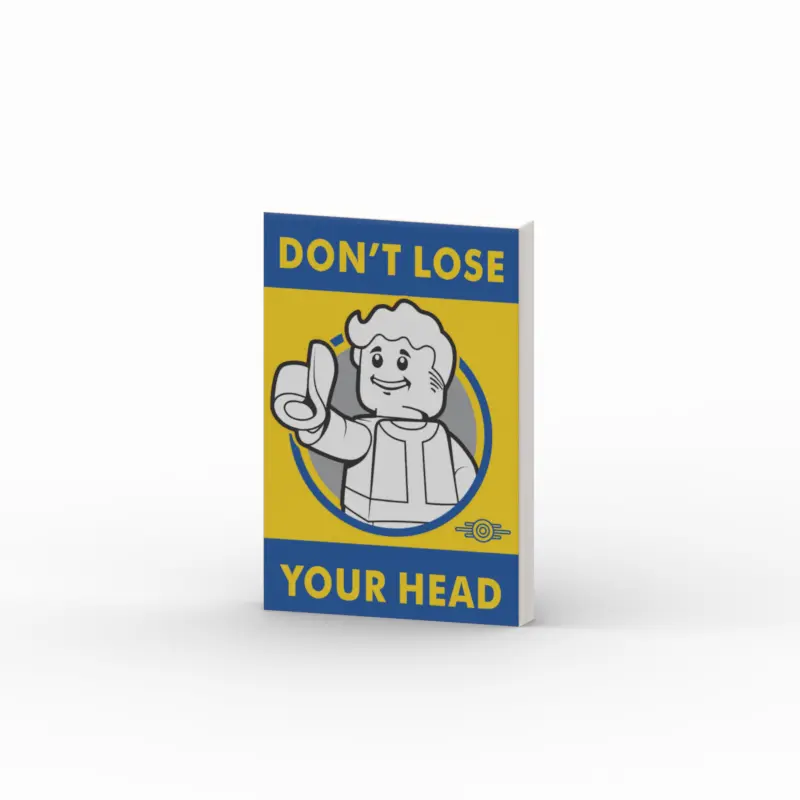 2X3 Poster - Don't Lose Your Head - 09 1