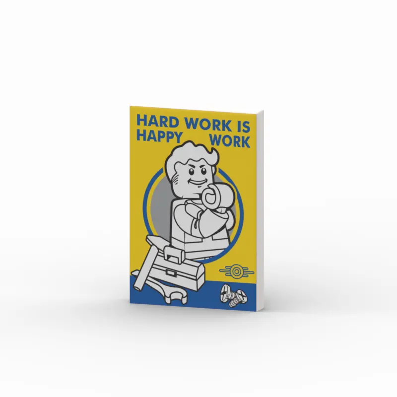 2X3 Poster - Hard Work - 01 1