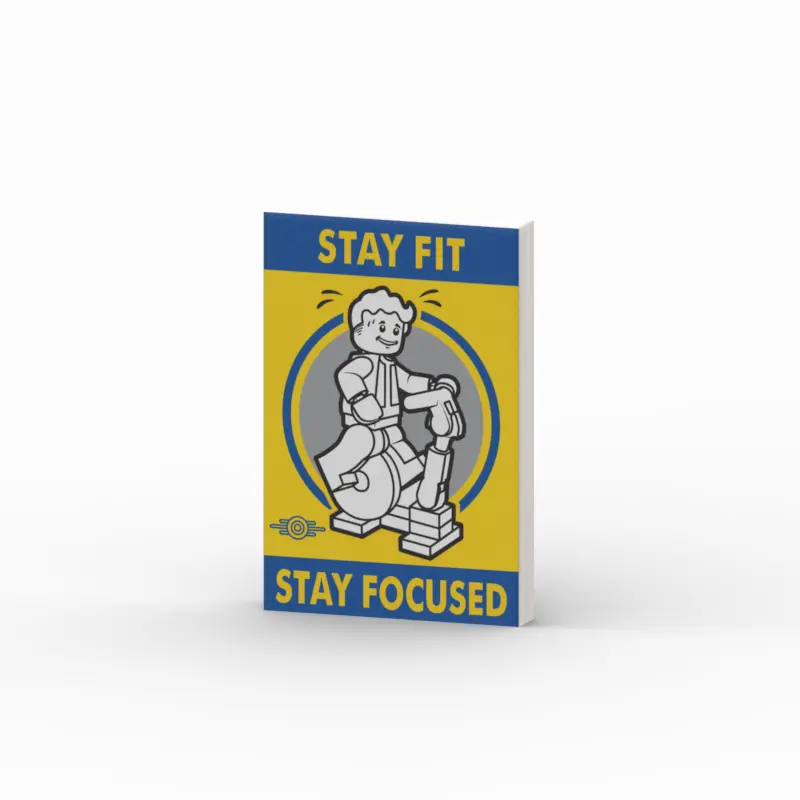 2X3 Poster - Stay Fit (Bike) - 12 1