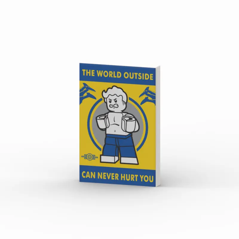 2X3 Poster - The World Outside (Muscle Man) - 15 1