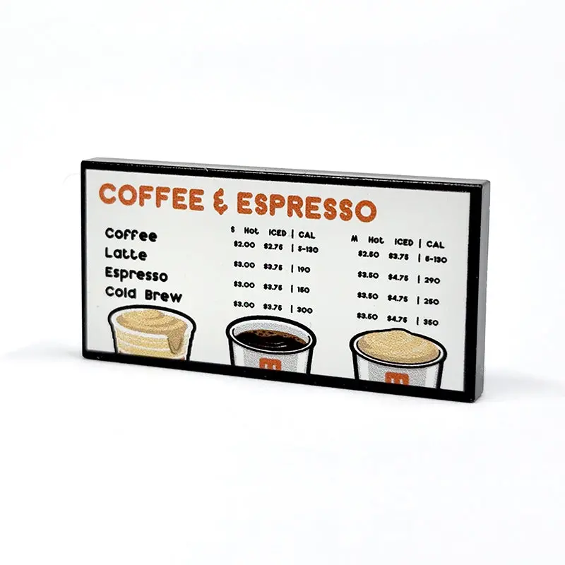 2X4 Brickin' Menu - Coffee 1