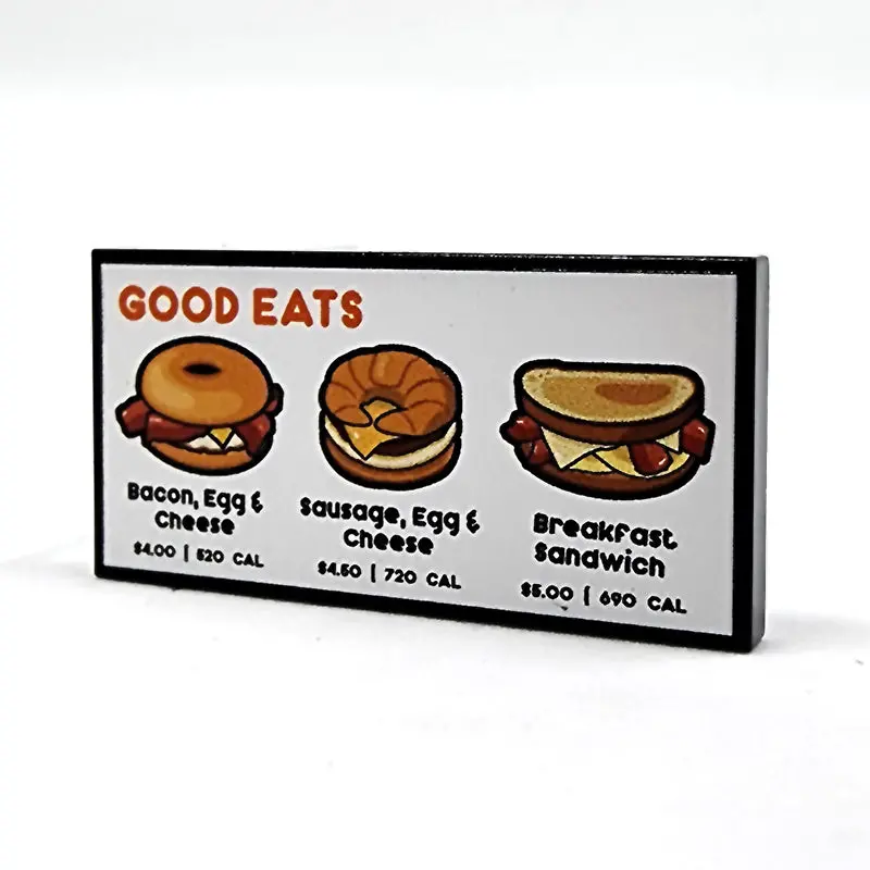 2X4 Brickin' Menu - Good Eats 1