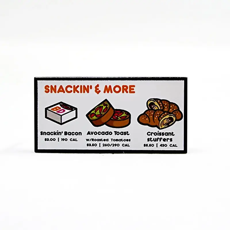 2X4 Brickin' Menu - Snackin' More 1