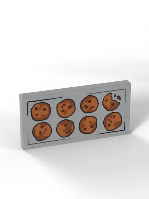 2X4 Chocolate Chip Cookie Tray 1