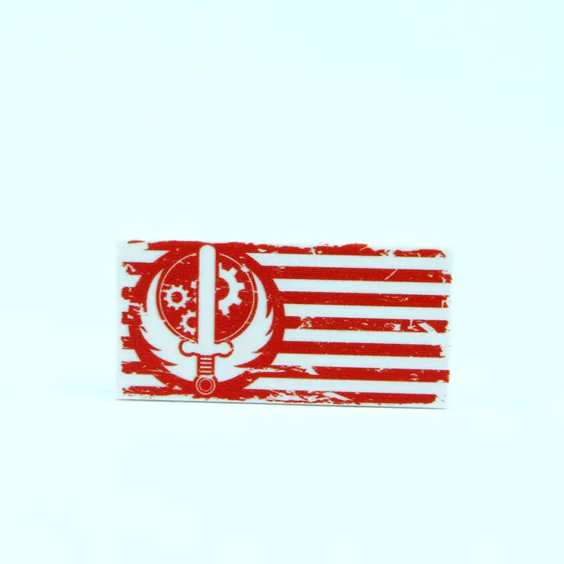 2X4 Fallout Flag - Brotherhood Of Steel - Striped 1