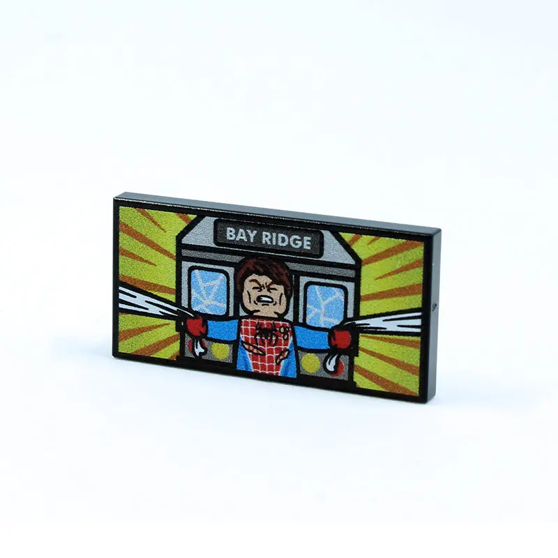 2X4 Spiderman Stops Train - Tv Screen 1
