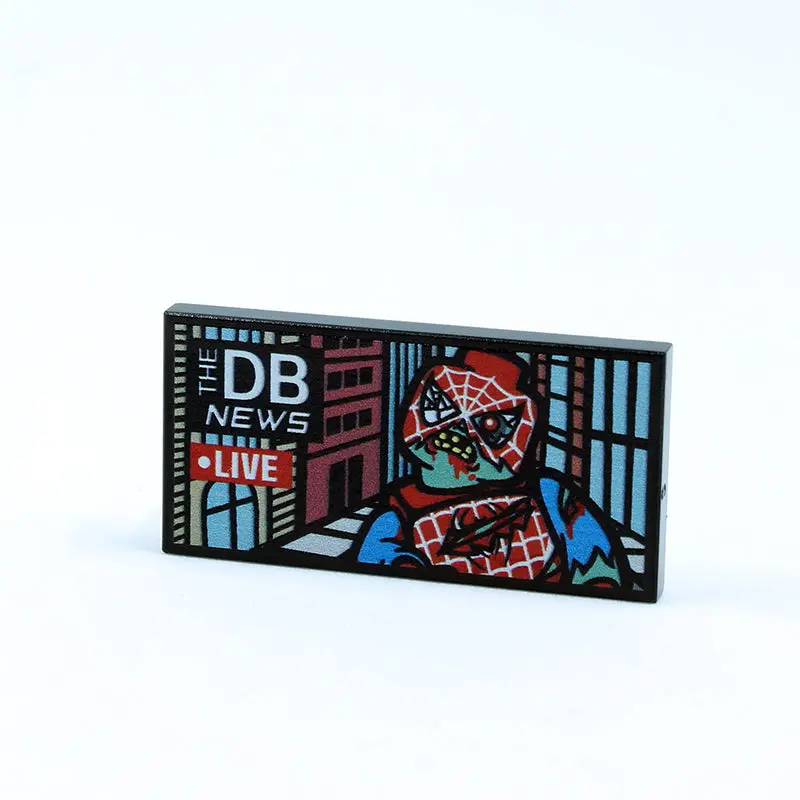 2X4 Zombie Spiderman News - Tv Screen 1