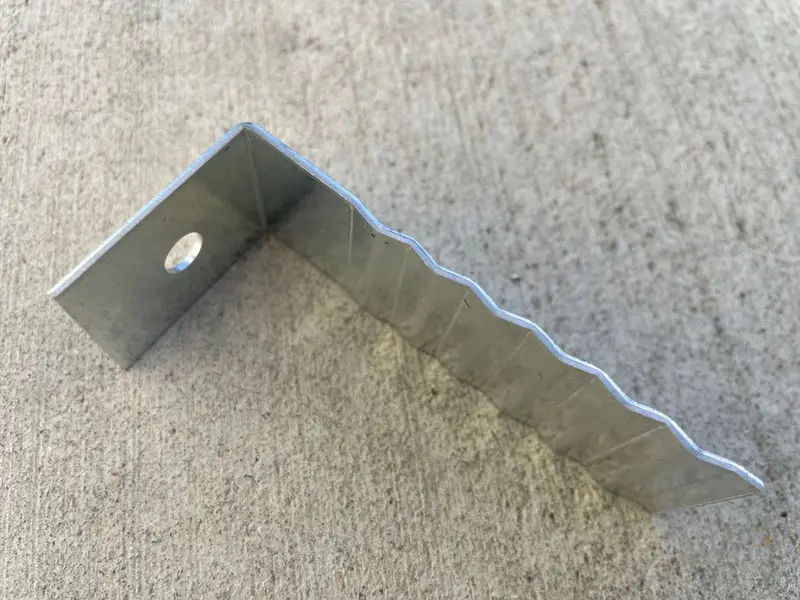 3-1/2" Corrugated Masonry Wall Tie - Buck Anchors - 16 Gauge (Hot Dipped Galvanized) 8