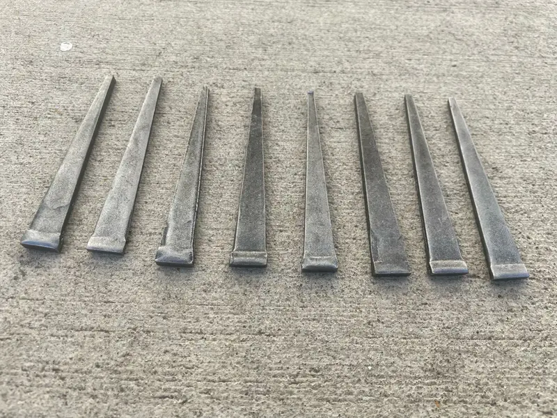3" (10D) Cut Masonry Nails For Concrete, Brick, Mortar 8