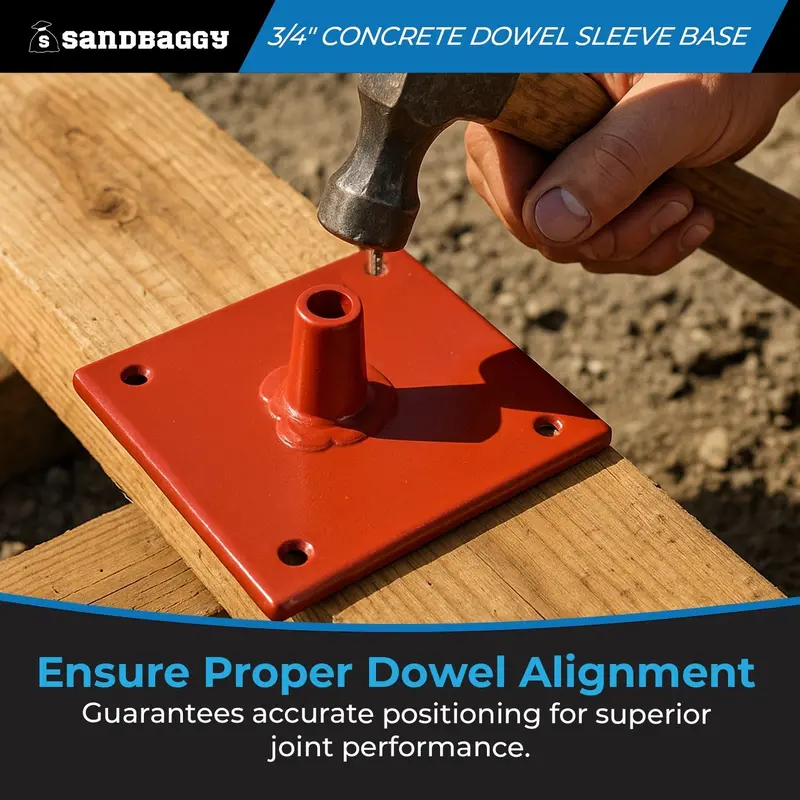 3/4" Concrete Dowel Sleeve Base - Concrete Joint Alignment 3