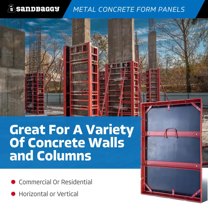 3 Ft Metal Concrete Form Panels For Walls & Columns - Hdo Plywood 5