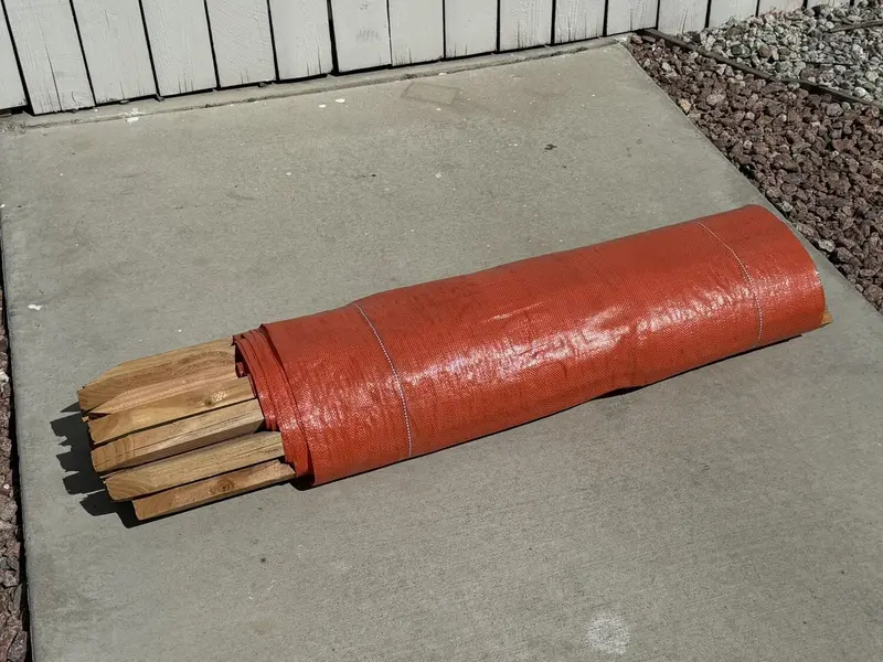 3 Ft X 100 Ft Dot Orange Silt Fence With Wood Stakes (4 Ft) - Sediment And Erosion Control - Made In Usa 18