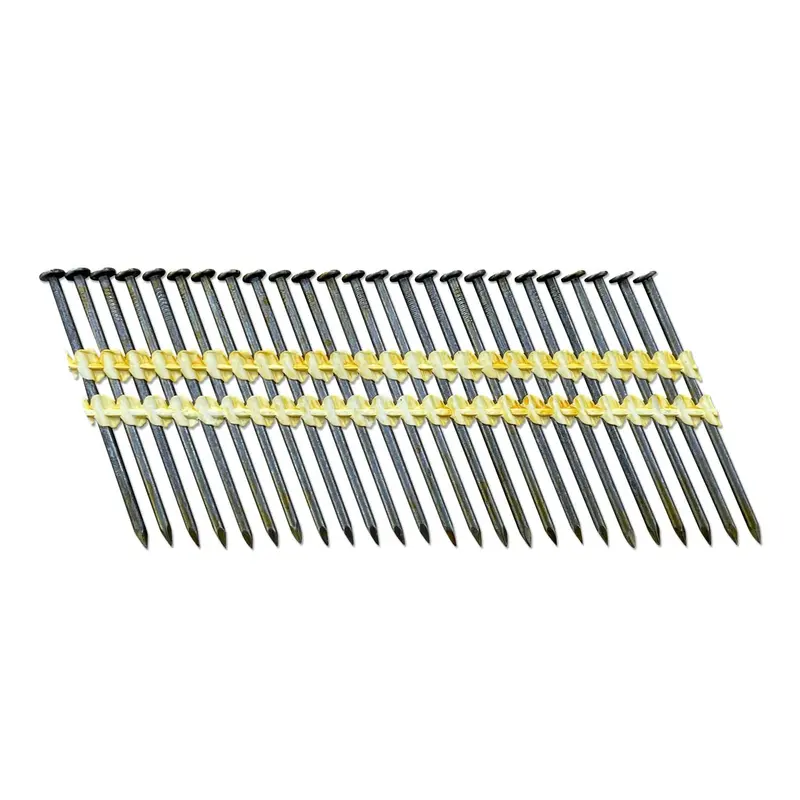 3-Inch 21 Degree Framing Nails - Plastic Collated Strip (Vinyl Coated) 1