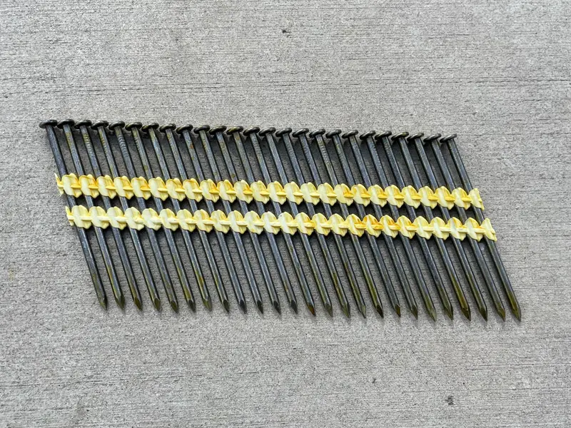 3-Inch 21 Degree Framing Nails - Plastic Collated Strip (Vinyl Coated) 7