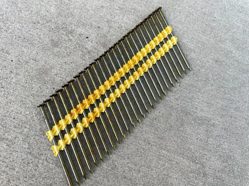 3-Inch 21 Degree Framing Nails - Plastic Collated Strip (Vinyl Coated) 8
