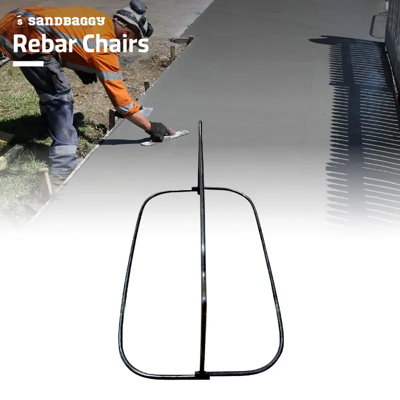 3 Inch Steel Rebar Chairs For Concrete Footings - Double Rod Capacity 7